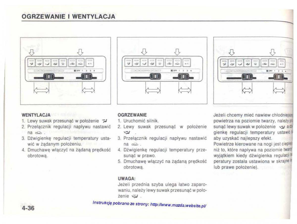 Mazda 626 IV 4 instrukcja obslugi / page 91