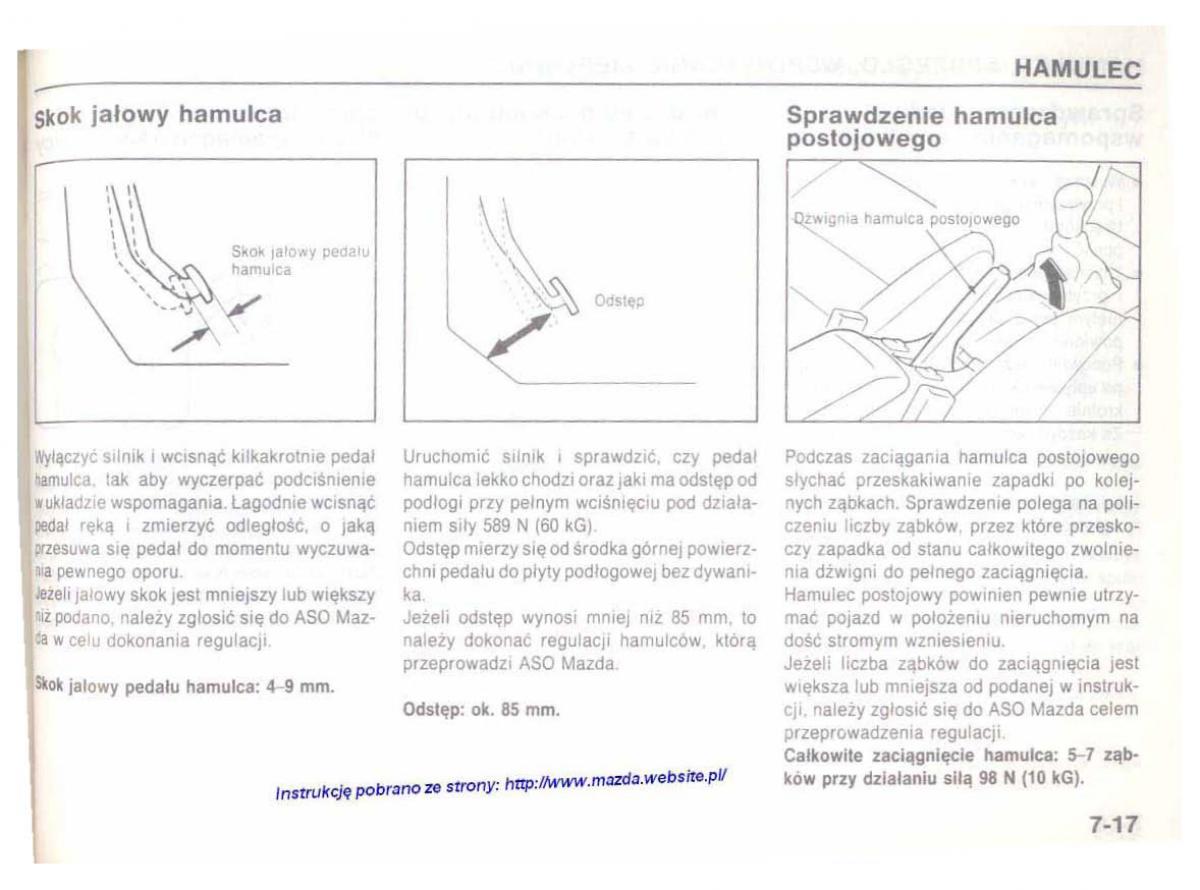 Mazda 626 IV 4 instrukcja obslugi / page 138