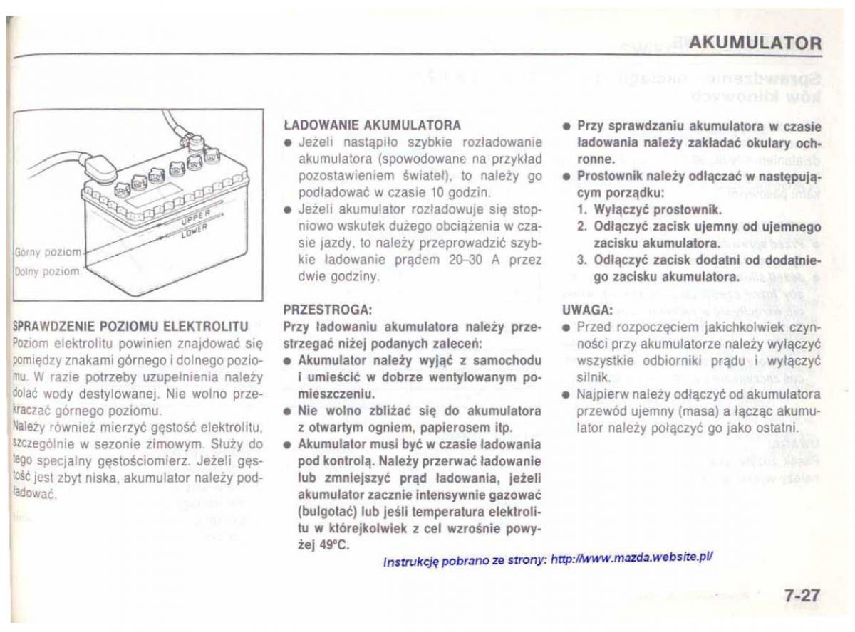 Mazda 626 IV 4 instrukcja obslugi / page 148