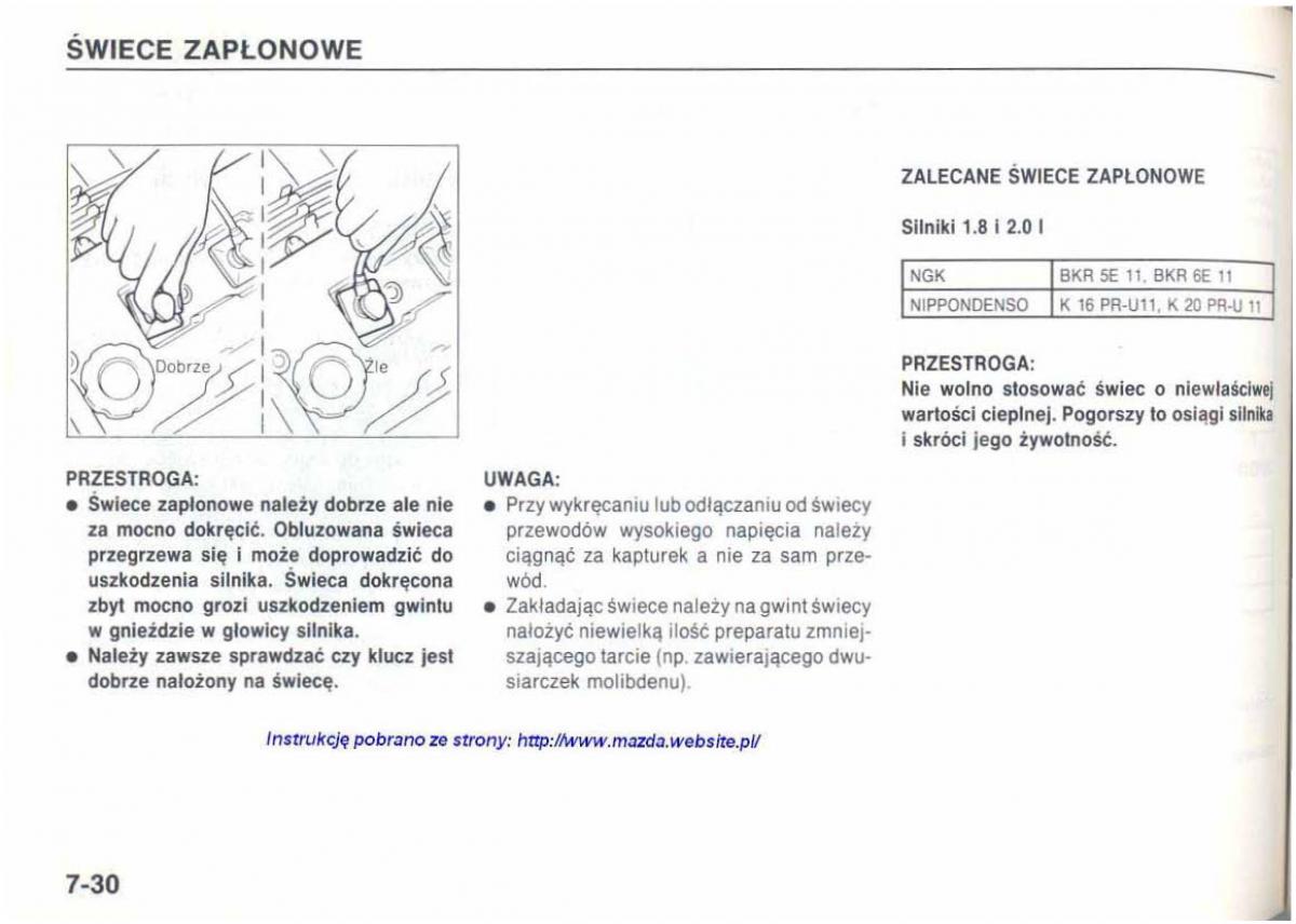 Mazda 626 IV 4 instrukcja obslugi / page 151