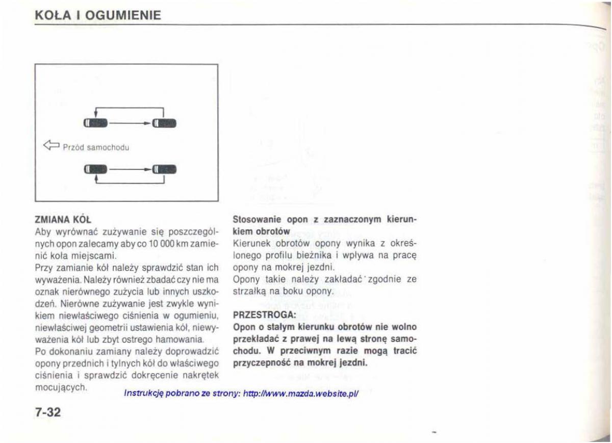 Mazda 626 IV 4 instrukcja obslugi / page 153