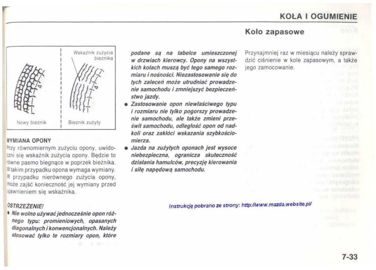 Mazda 626 IV 4 instrukcja obslugi / page 154