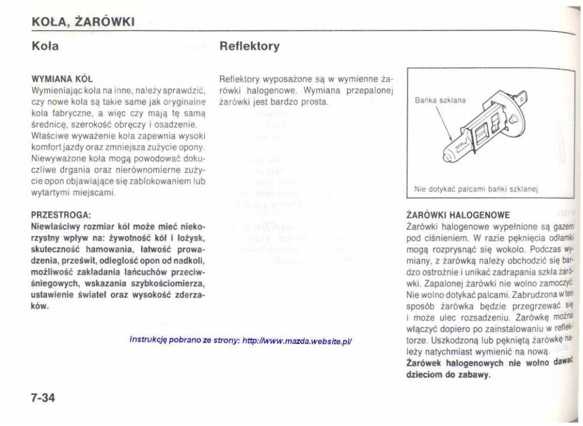 Mazda 626 IV 4 instrukcja obslugi / page 155