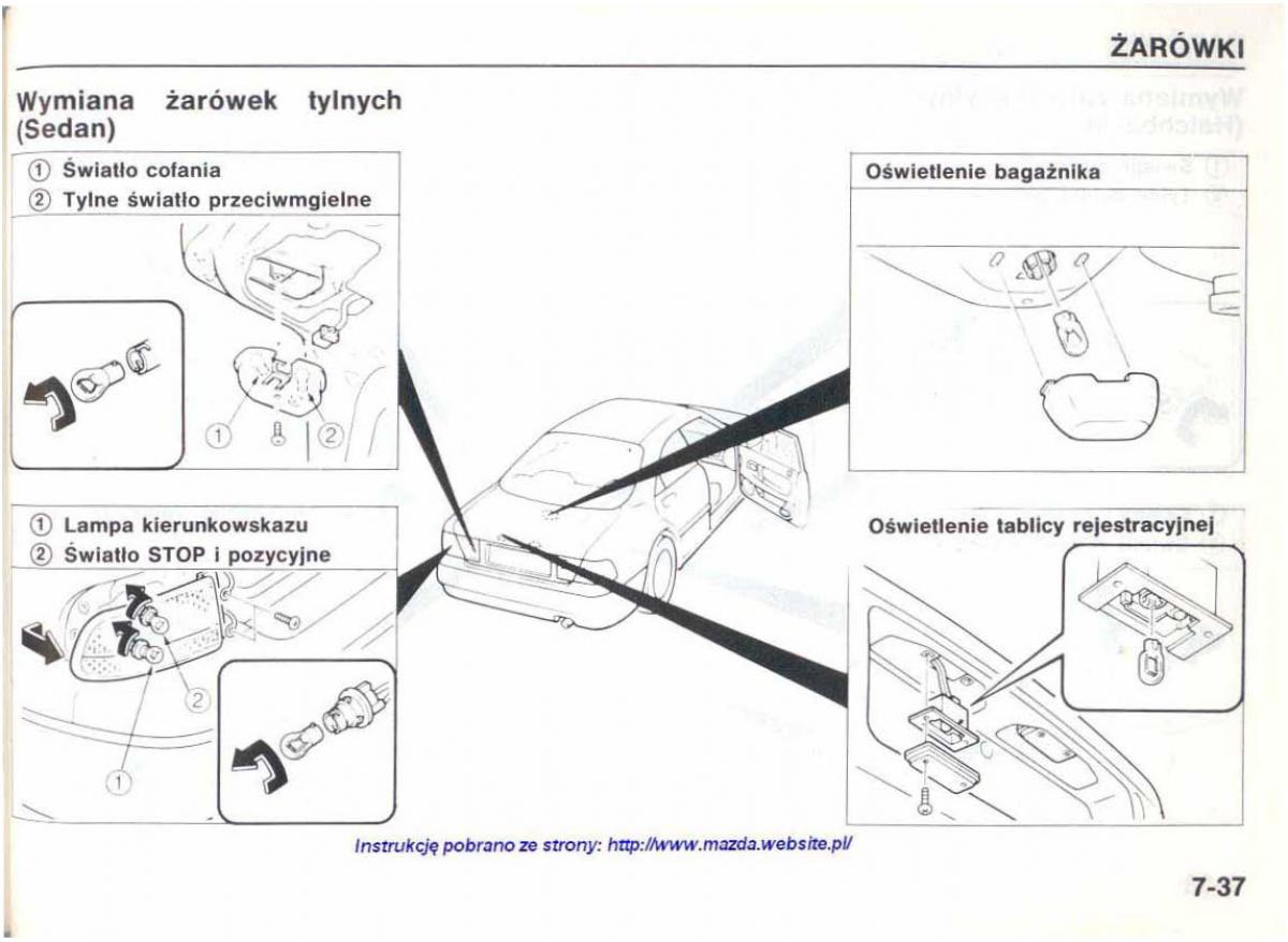 Mazda 626 IV 4 instrukcja obslugi / page 158