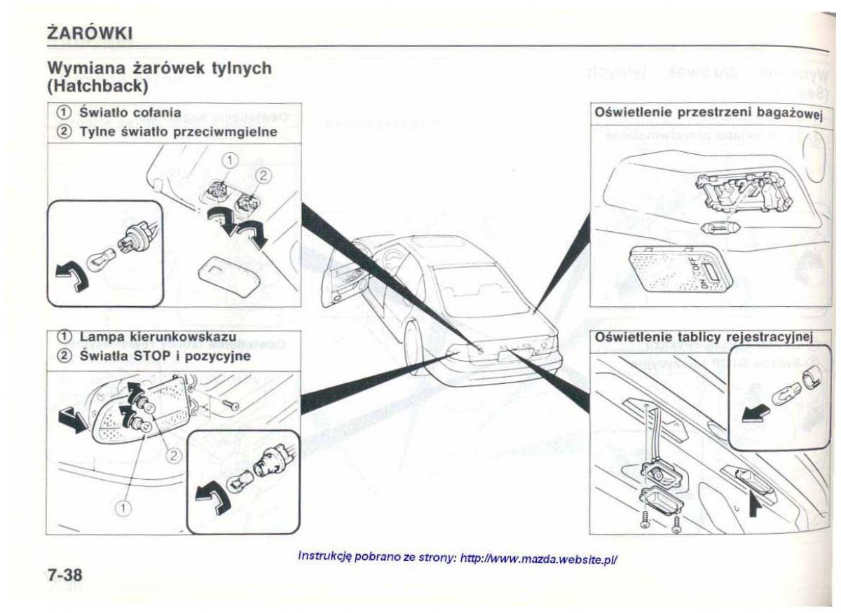 Mazda 626 IV 4 instrukcja obslugi / page 159