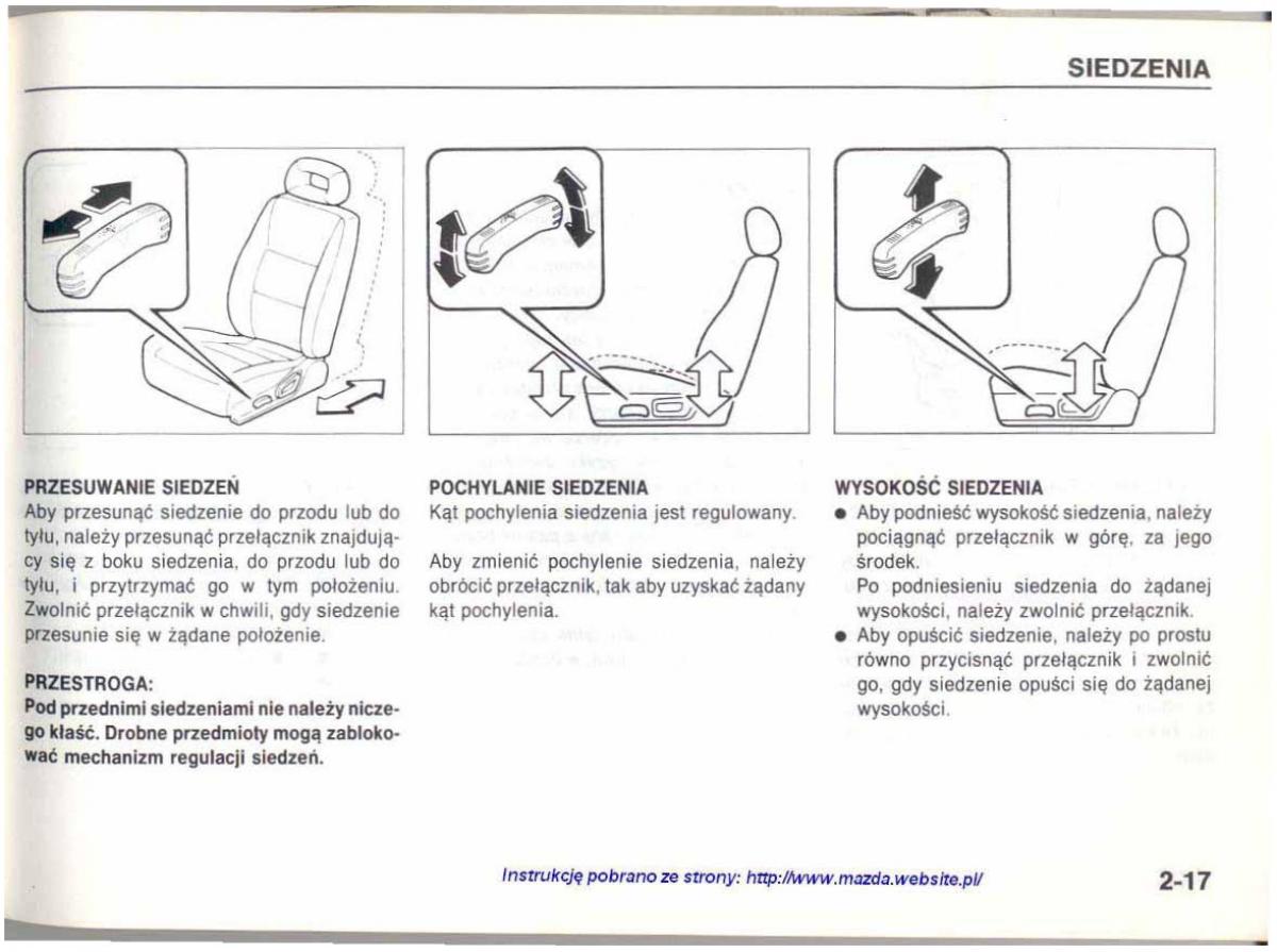 Mazda 626 IV 4 instrukcja obslugi / page 26