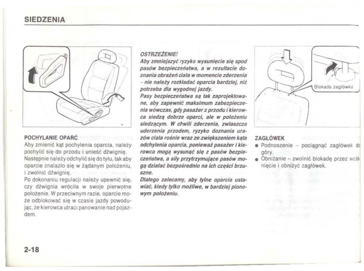 Mazda 626 IV 4 instrukcja obslugi / page 27