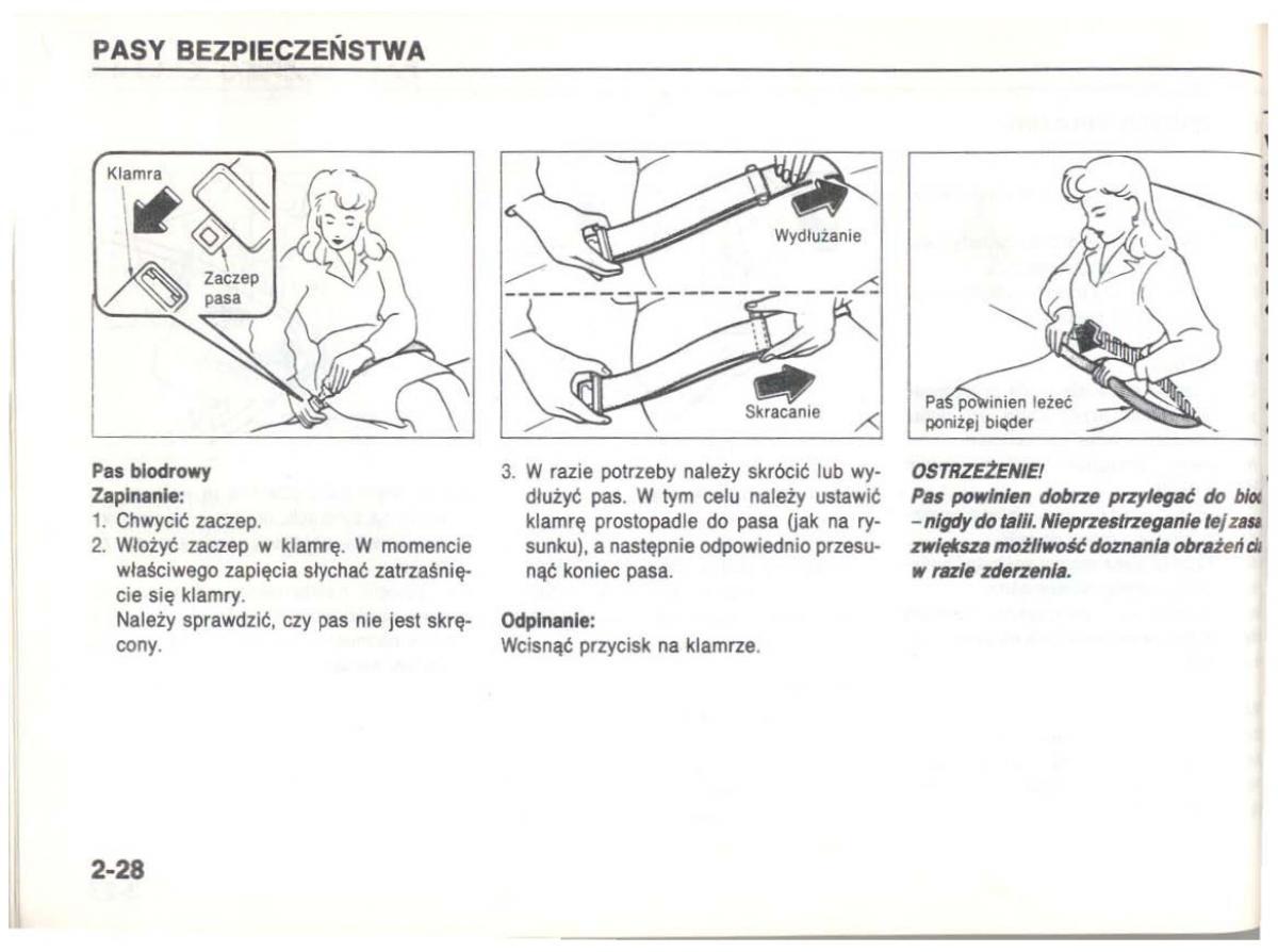 Mazda 626 IV 4 instrukcja obslugi / page 37