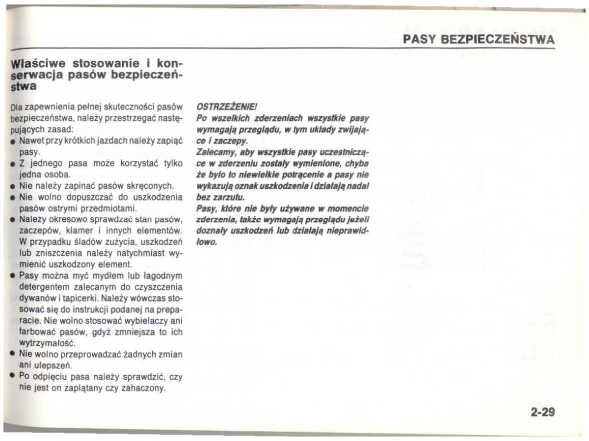 Mazda 626 IV 4 instrukcja obslugi / page 38