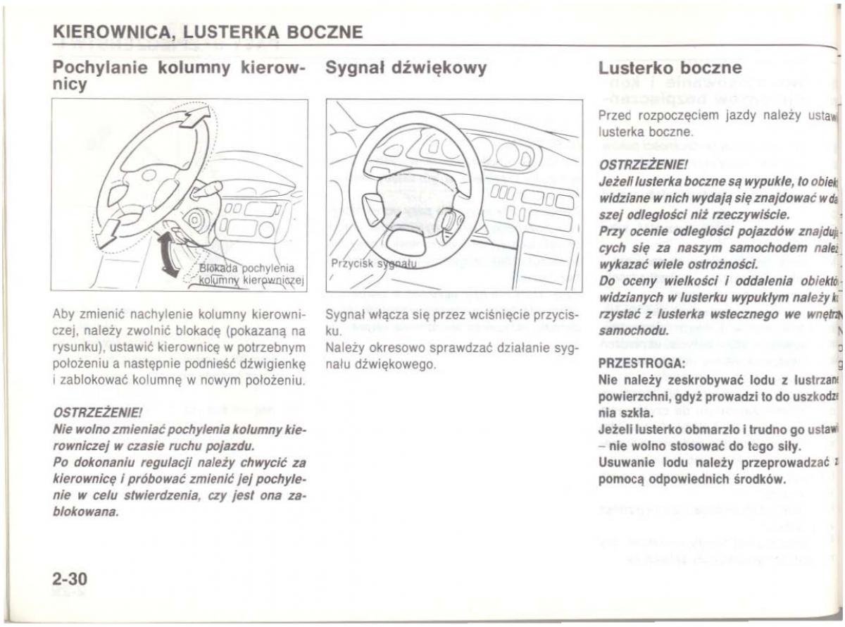 Mazda 626 IV 4 instrukcja obslugi / page 39