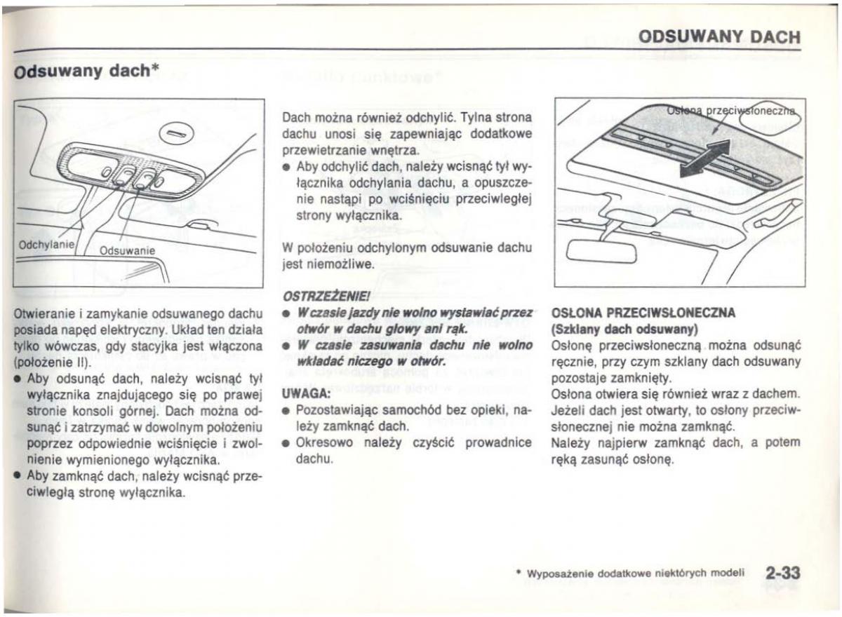 Mazda 626 IV 4 instrukcja obslugi / page 42