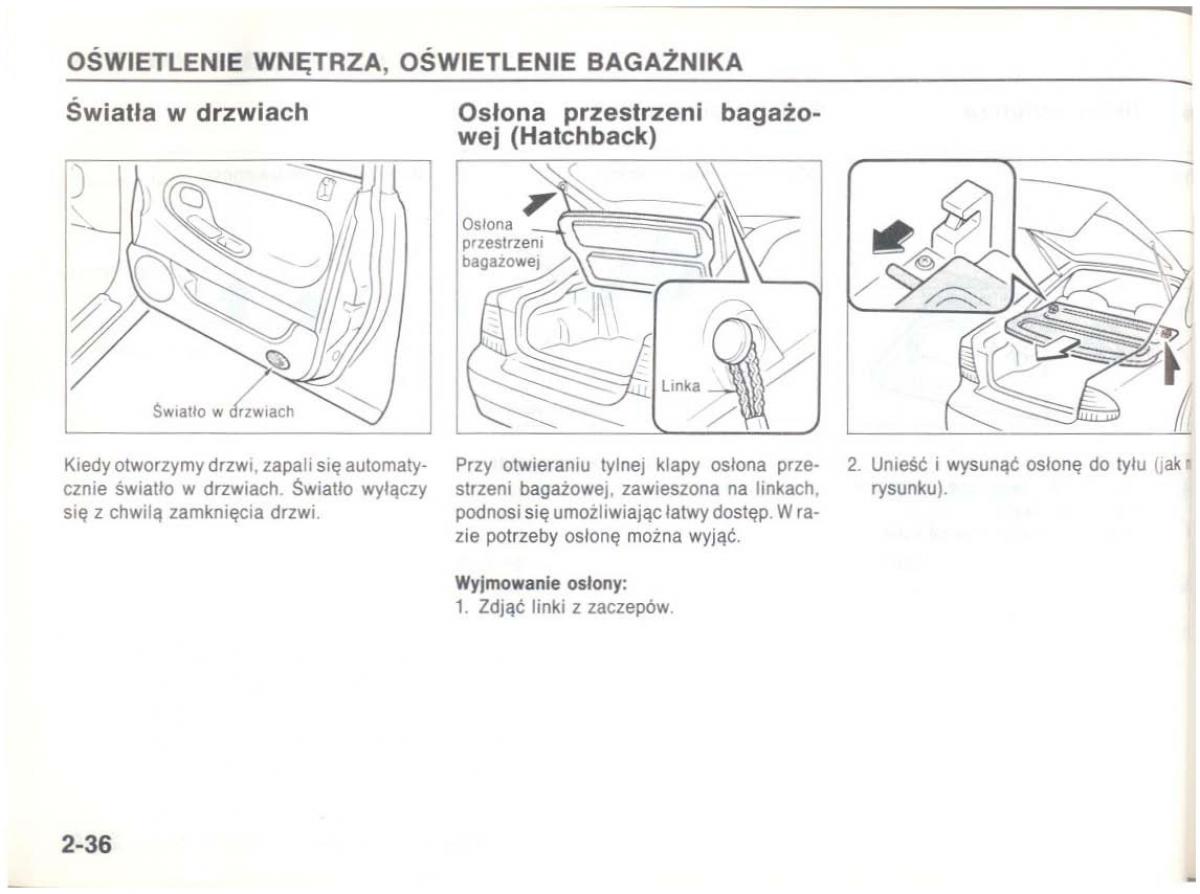 Mazda 626 IV 4 instrukcja obslugi / page 45