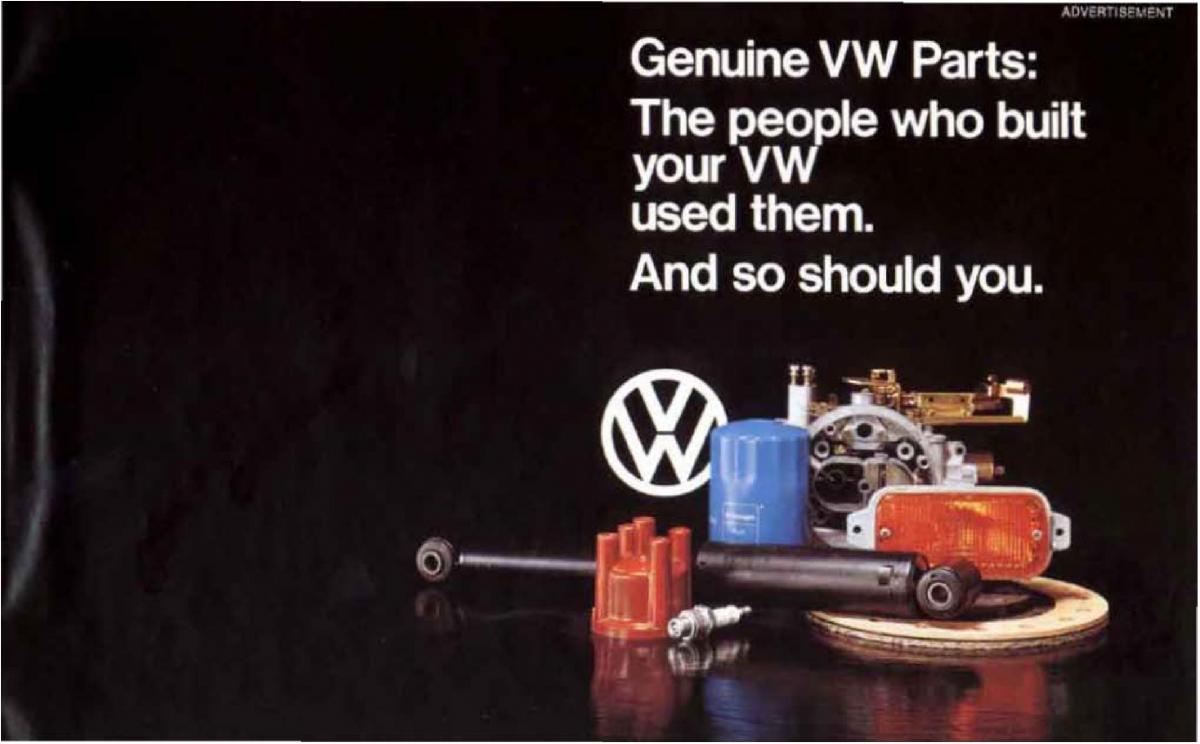 VW Beetle 1977 Garbus owners manual / page 37