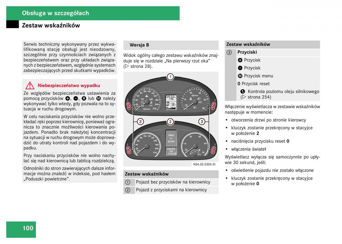 Mercedes Viano W639 instrukcja obslugi / page 102