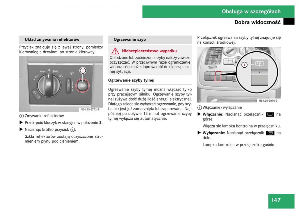 Mercedes Viano W639 instrukcja obslugi / page 149