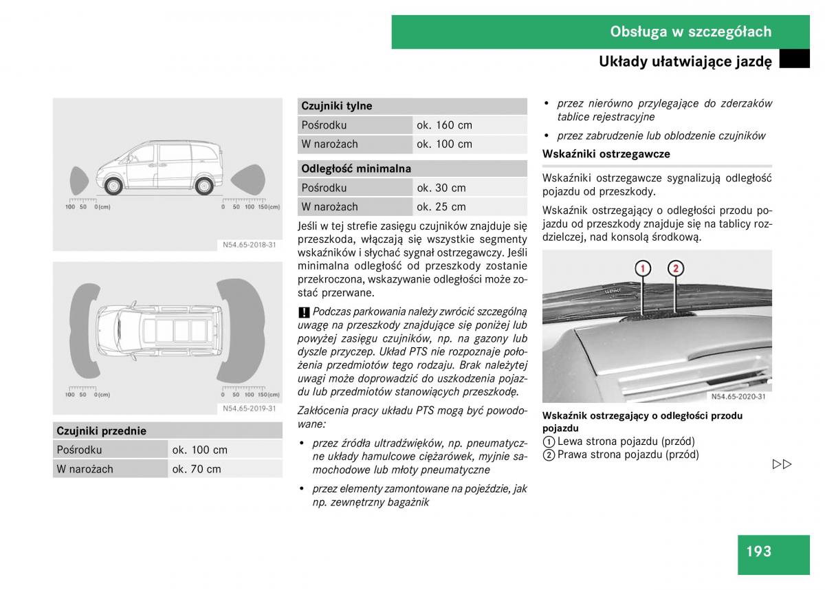 Mercedes Viano W639 instrukcja obslugi / page 195