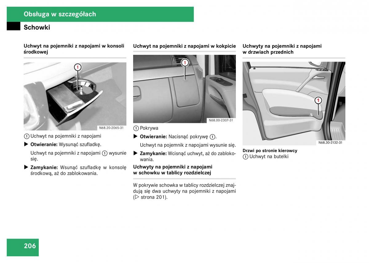 Mercedes Viano W639 instrukcja obslugi / page 208