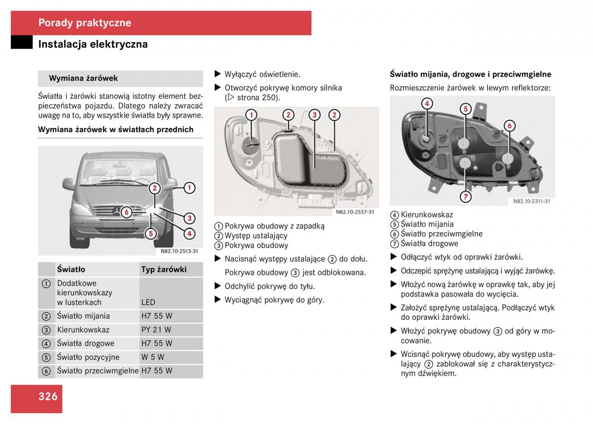 Mercedes Viano W639 instrukcja obslugi / page 279