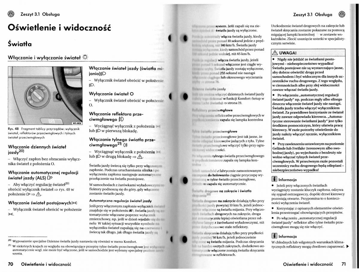 VW Touareg I 1 instrukcja / page 65