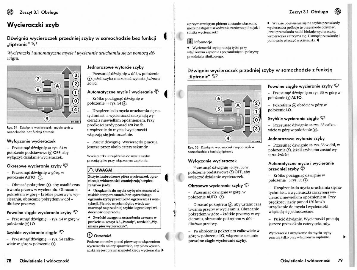 VW Touareg I 1 instrukcja / page 69