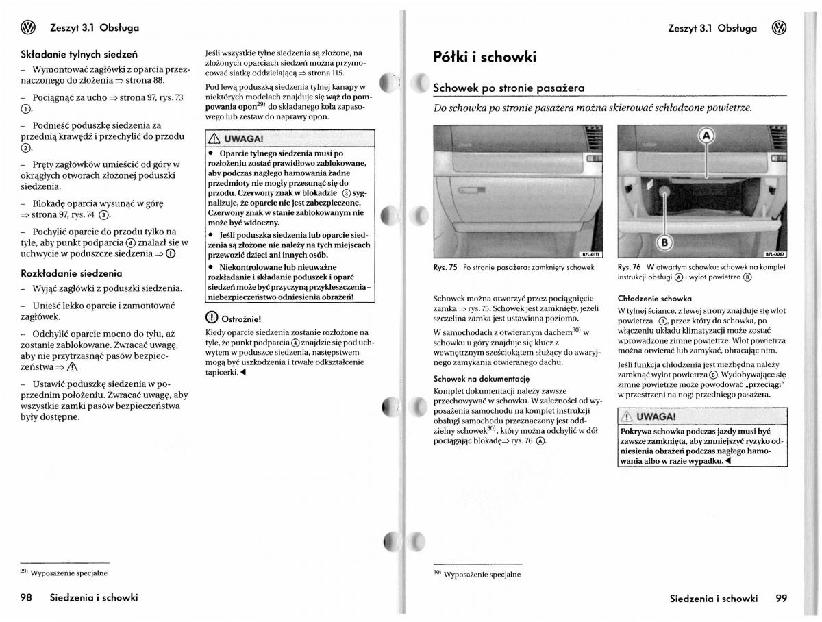 VW Touareg I 1 instrukcja / page 79