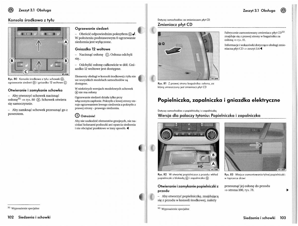 VW Touareg I 1 instrukcja / page 81