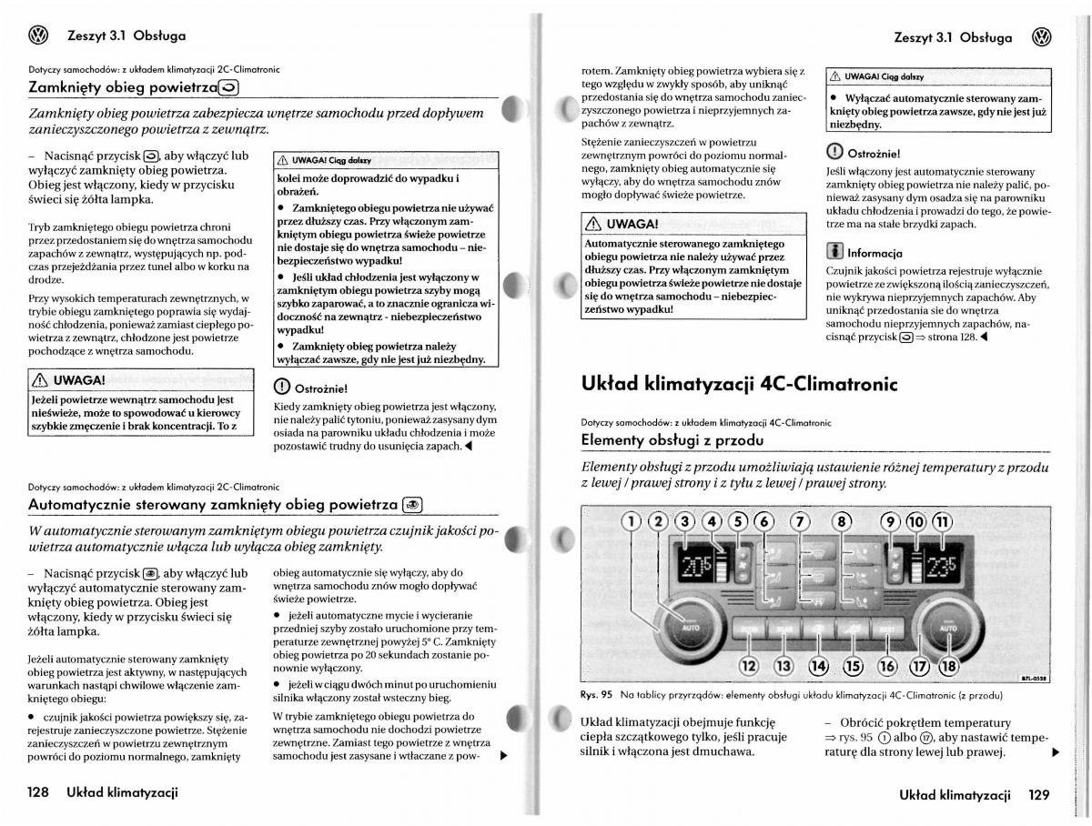 VW Touareg I 1 instrukcja / page 94