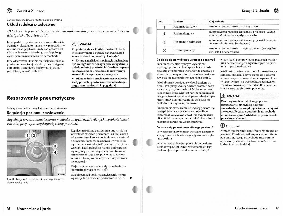 VW Touareg I 1 instrukcja / page 115