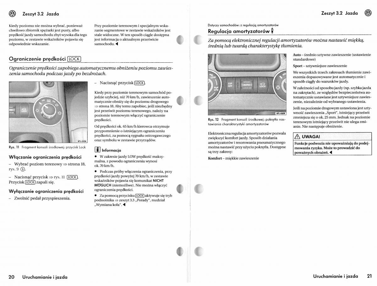 VW Touareg I 1 instrukcja / page 117