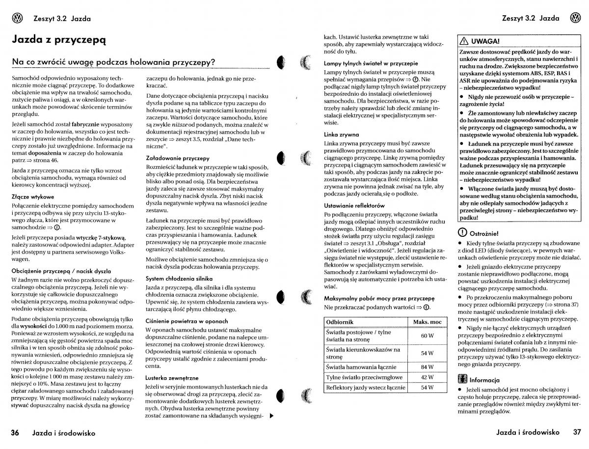 VW Touareg I 1 instrukcja / page 125