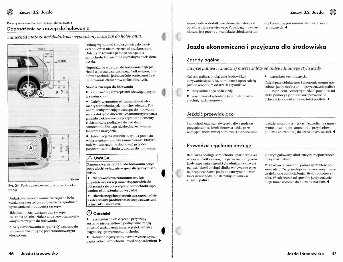 VW Touareg I 1 instrukcja / page 130