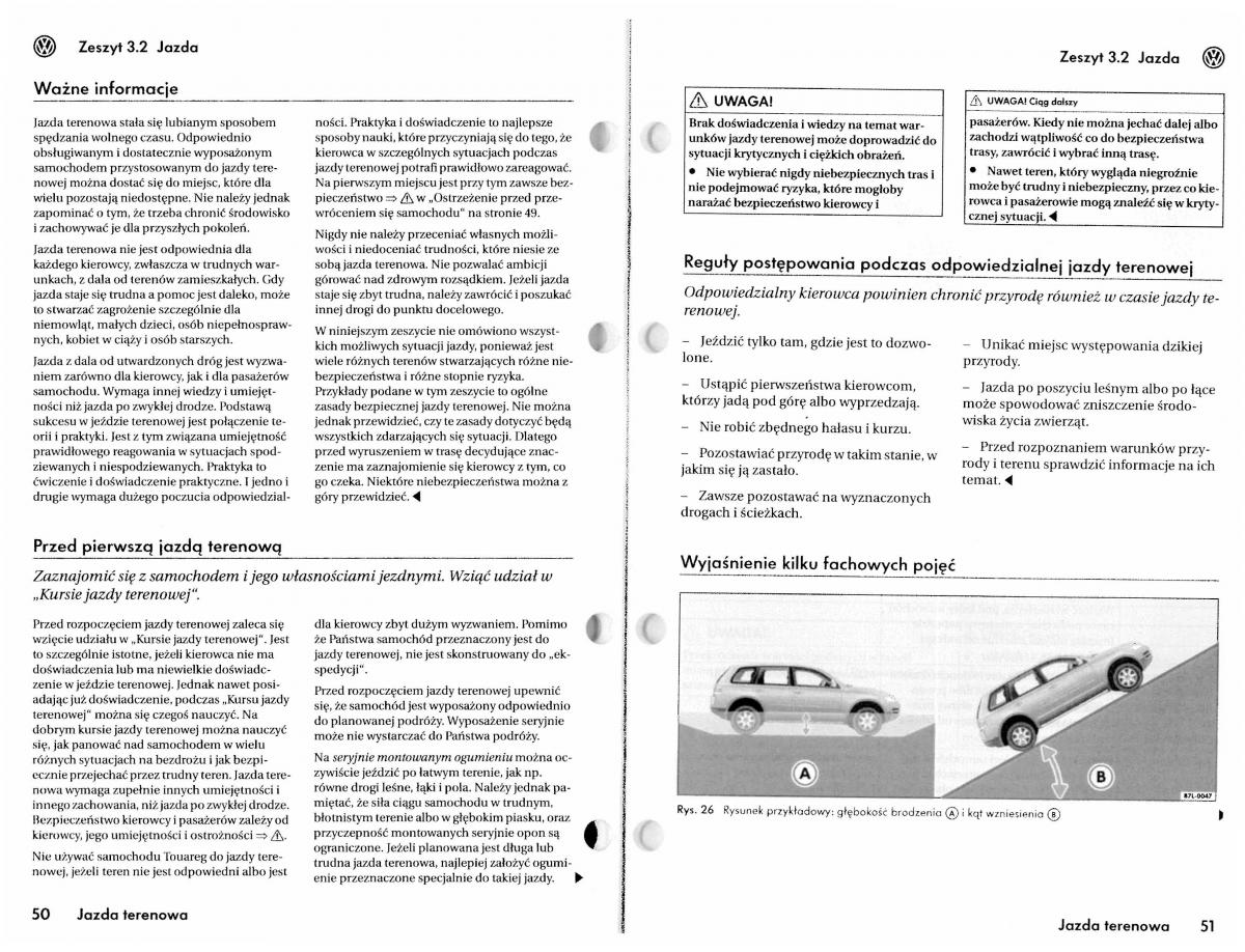 VW Touareg I 1 instrukcja / page 132