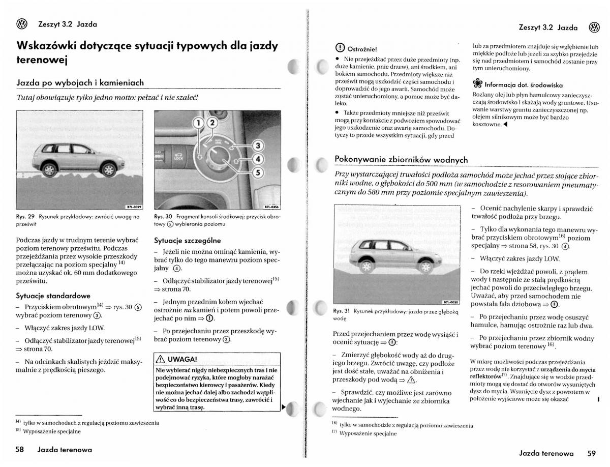 VW Touareg I 1 instrukcja / page 136