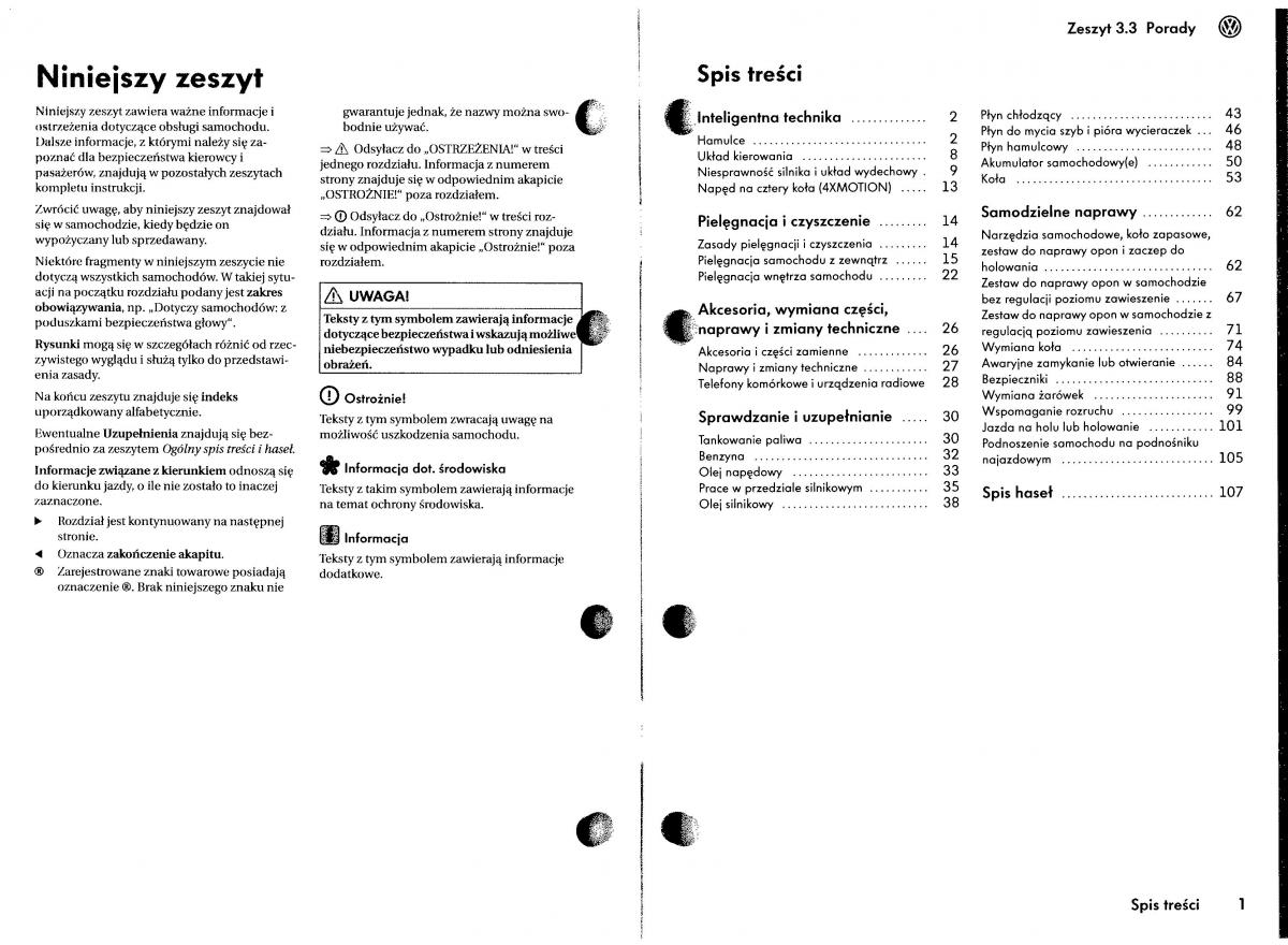 VW Touareg I 1 instrukcja / page 149