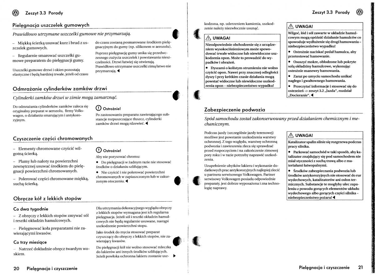 VW Touareg I 1 instrukcja / page 159