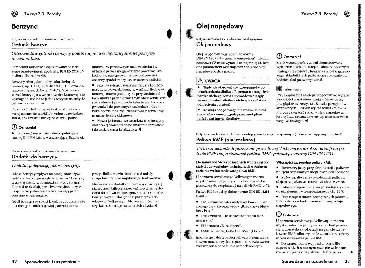 VW Touareg I 1 instrukcja / page 165