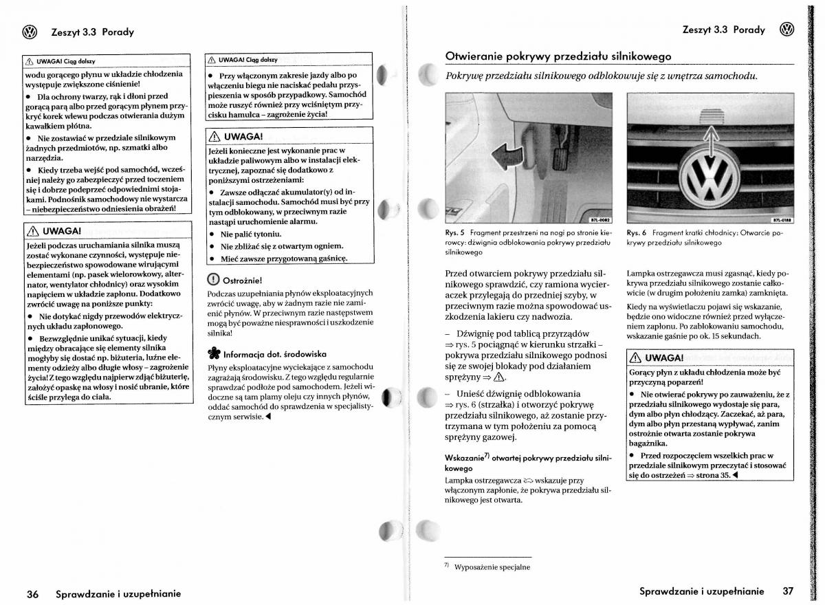 VW Touareg I 1 instrukcja / page 167