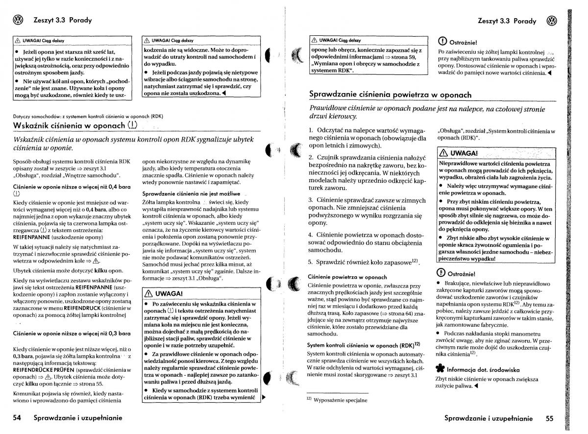 VW Touareg I 1 instrukcja obslugi / page 176