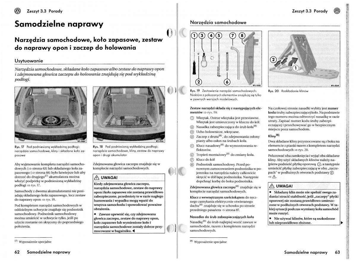 VW Touareg I 1 instrukcja / page 180