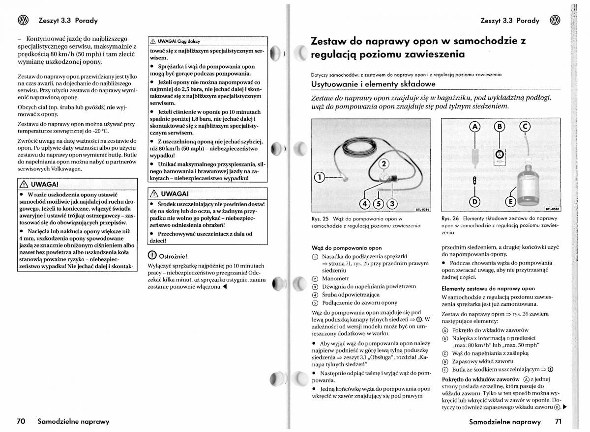 VW Touareg I 1 instrukcja / page 184