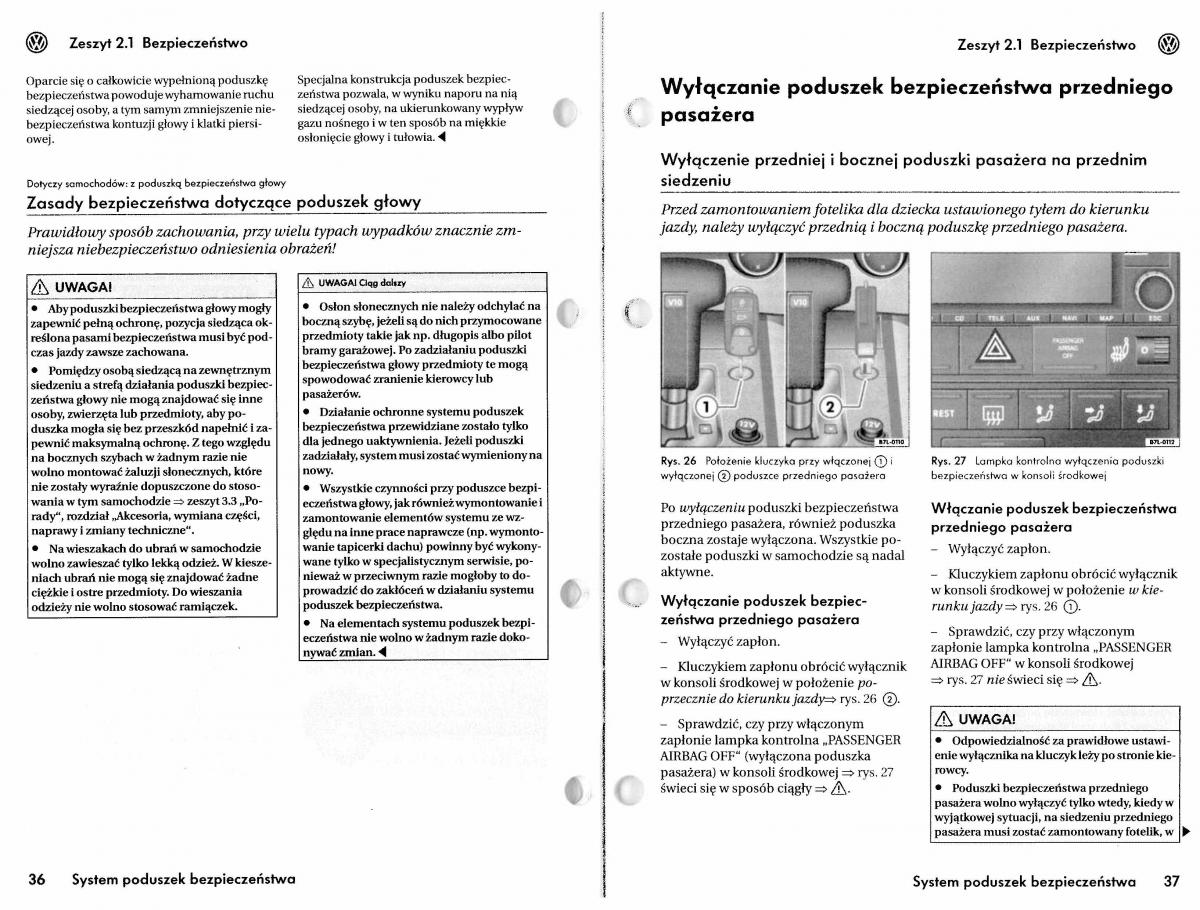 manual VW Touareg VW Touareg I 1 instrukcja / page 20
