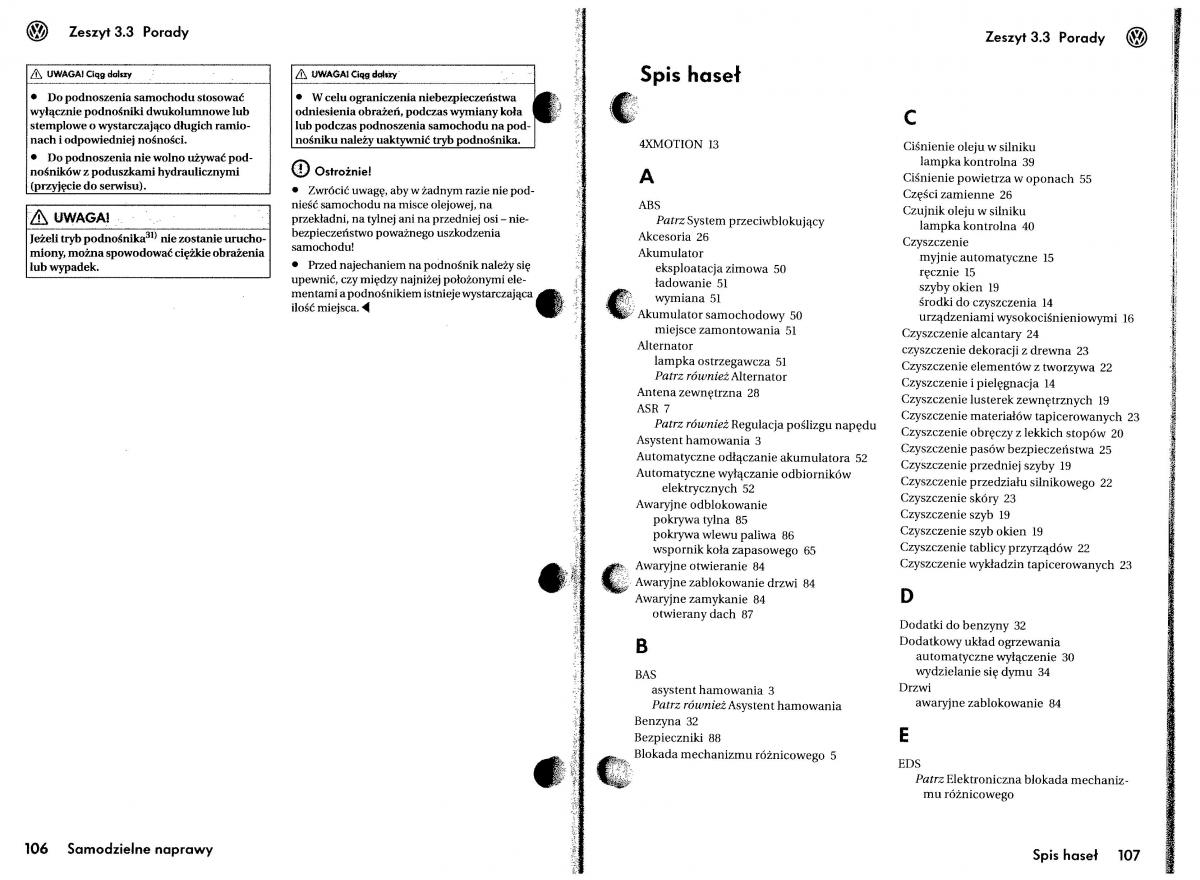 VW Touareg I 1 instrukcja / page 202