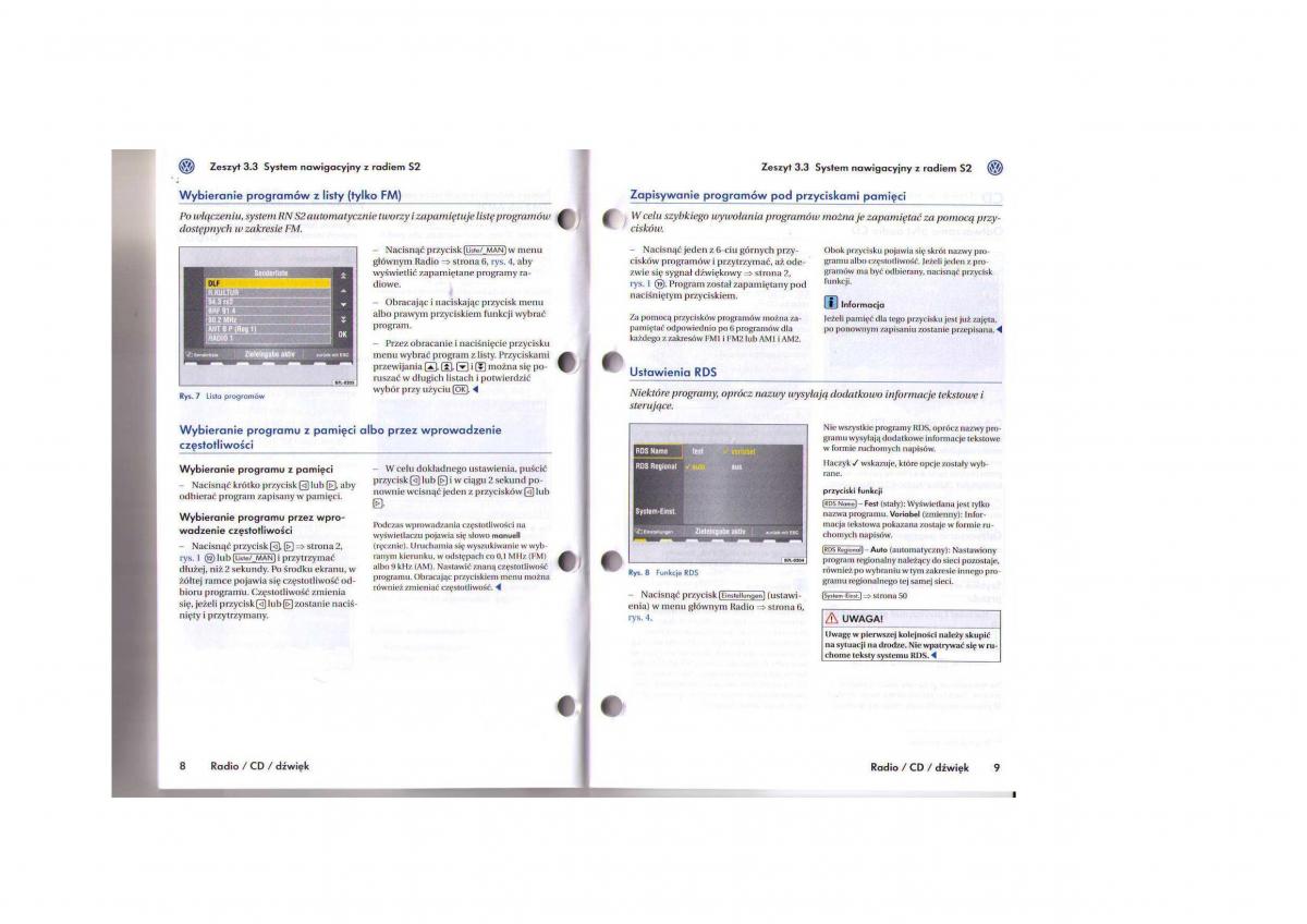 VW Touareg I 1 instrukcja obslugi / page 226