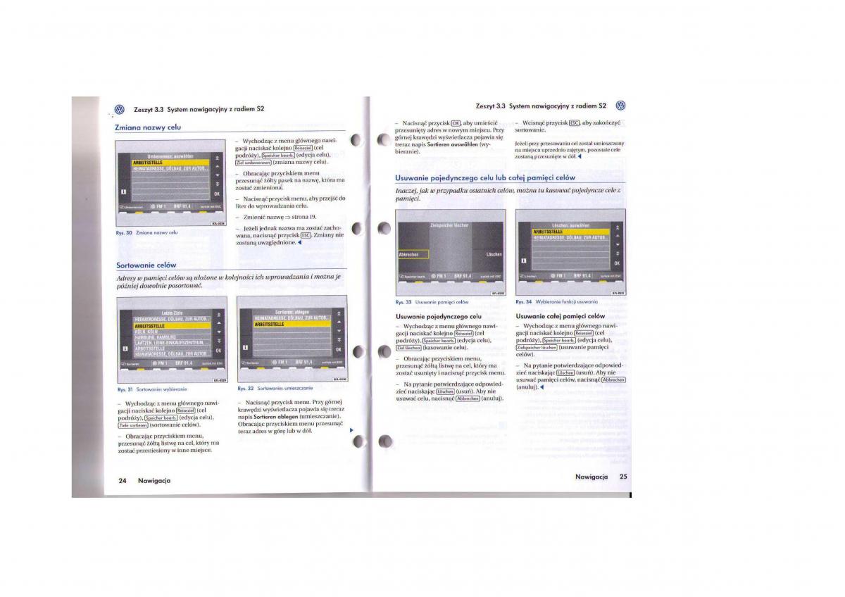 VW Touareg I 1 instrukcja obslugi / page 234