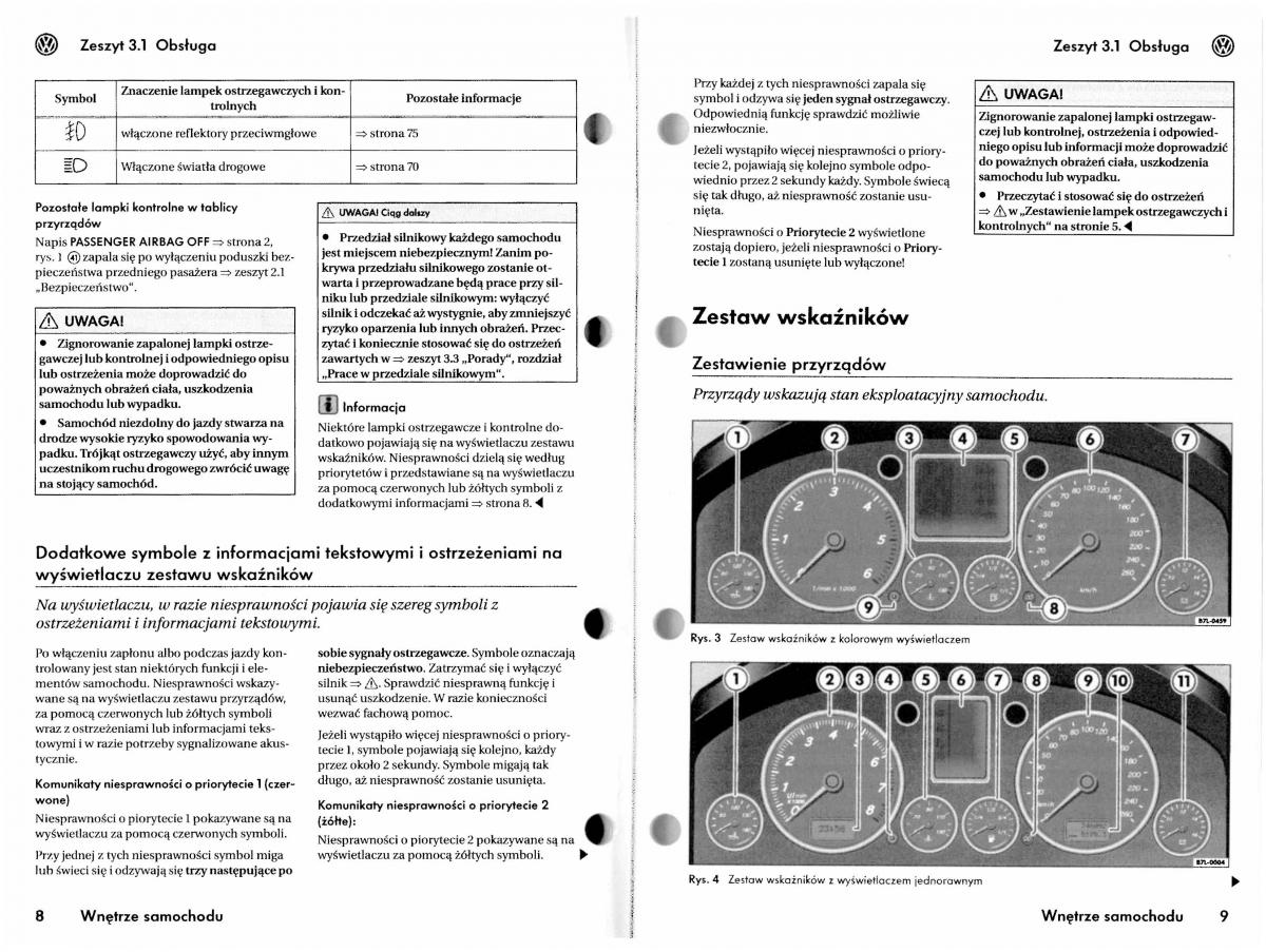 VW Touareg I 1 instrukcja obslugi / page 34