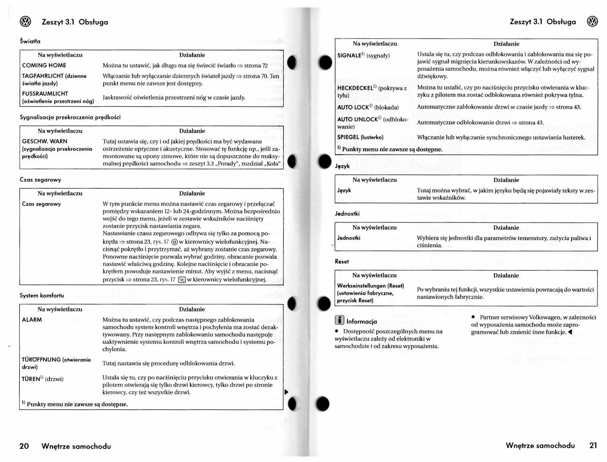 VW Touareg I 1 instrukcja obslugi / page 40