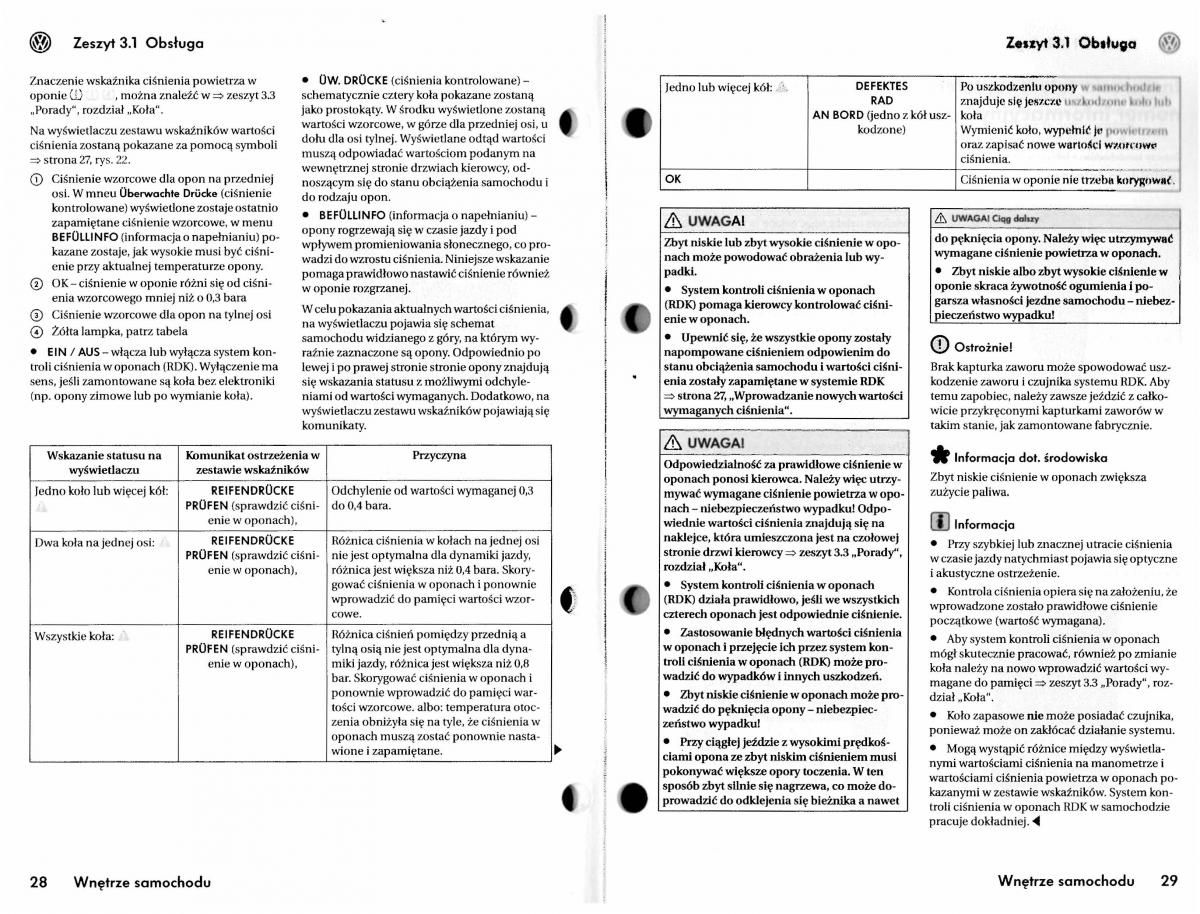 VW Touareg I 1 instrukcja obslugi / page 44