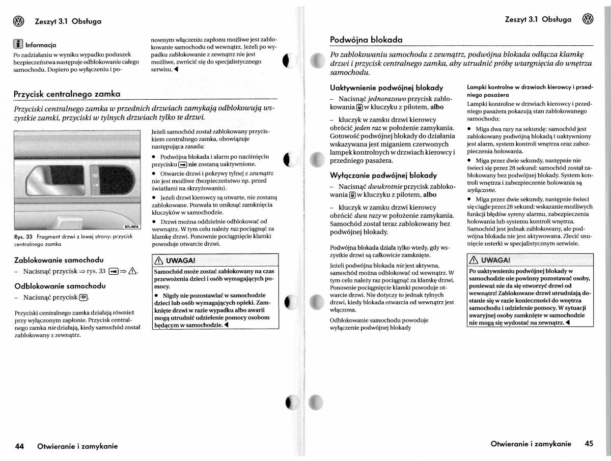VW Touareg I 1 instrukcja / page 52