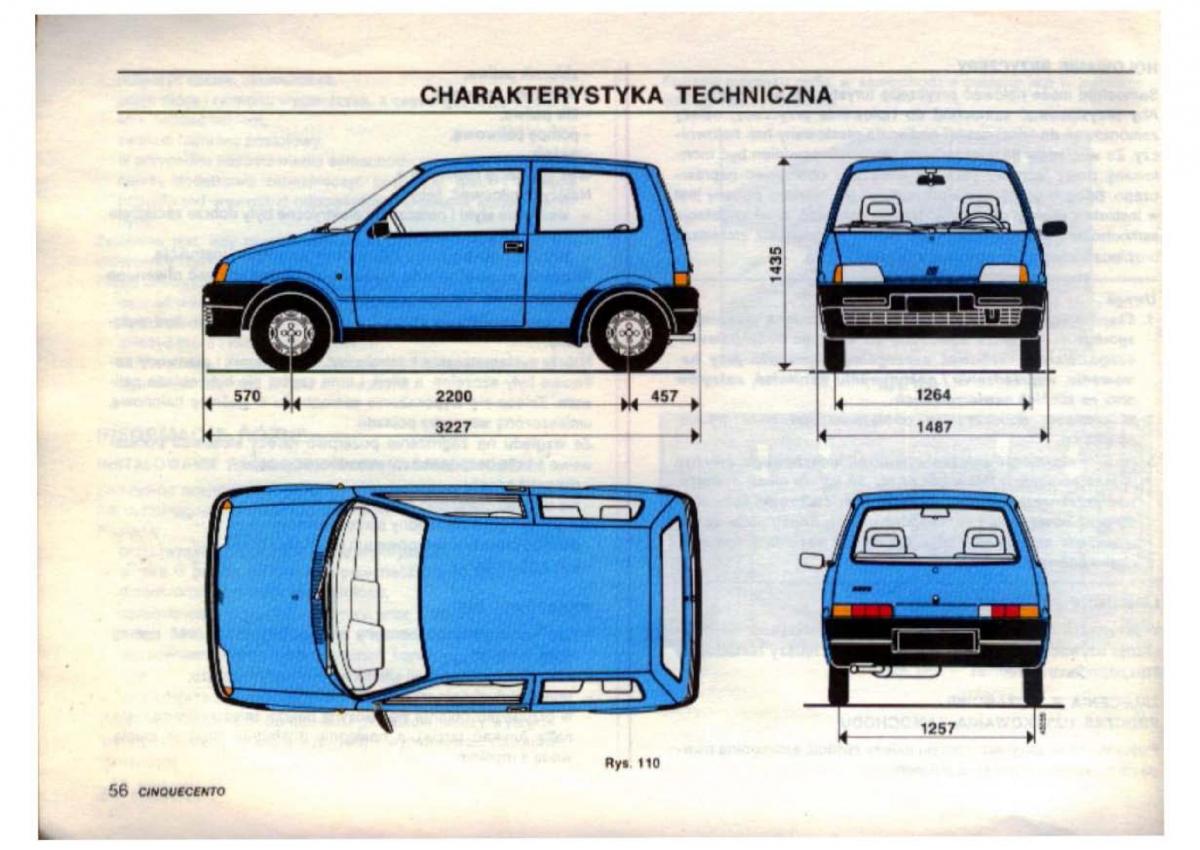 Fiat Cinquecento instrukcja obslugi / page 58