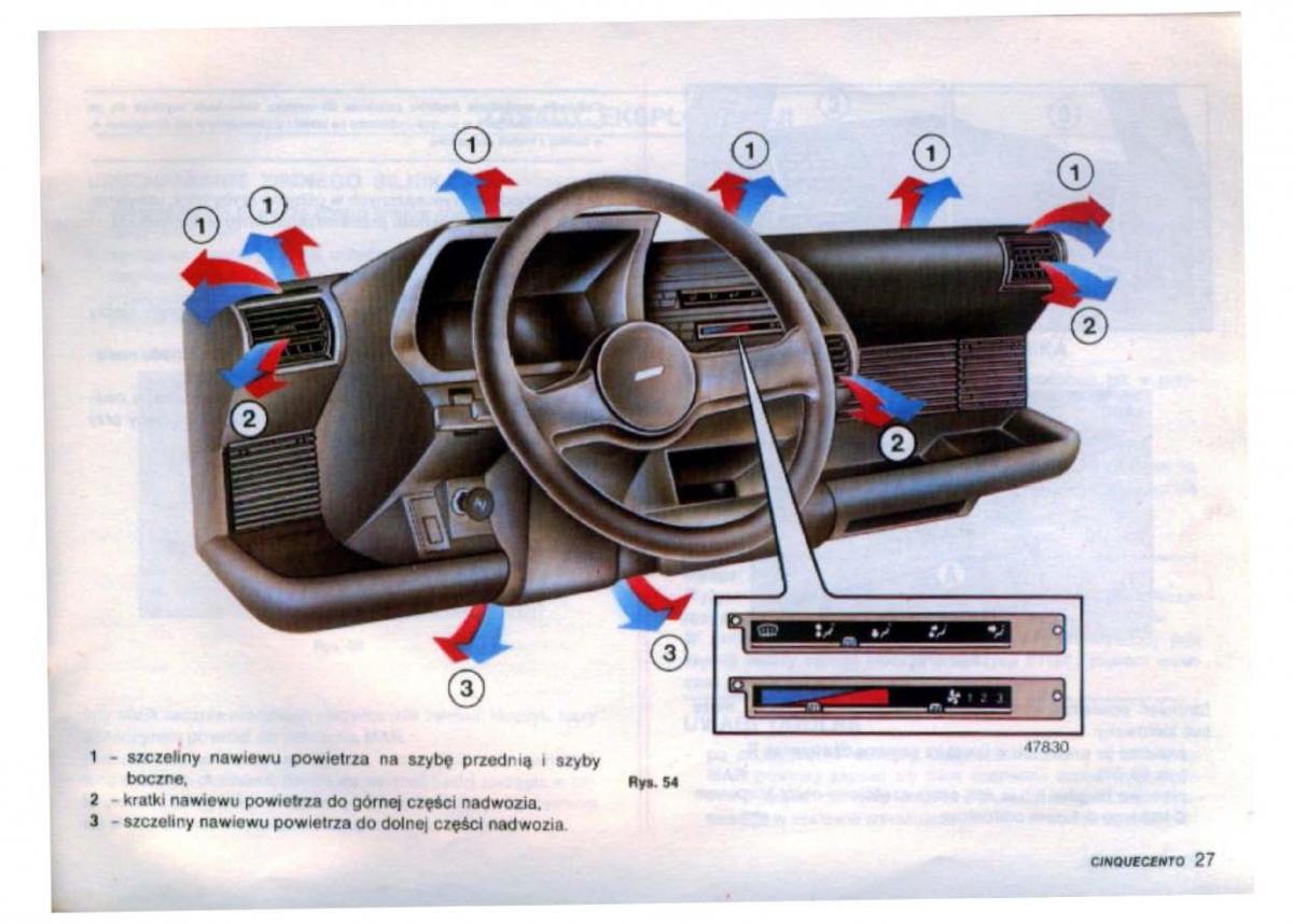 Fiat Cinquecento instrukcja obslugi / page 29